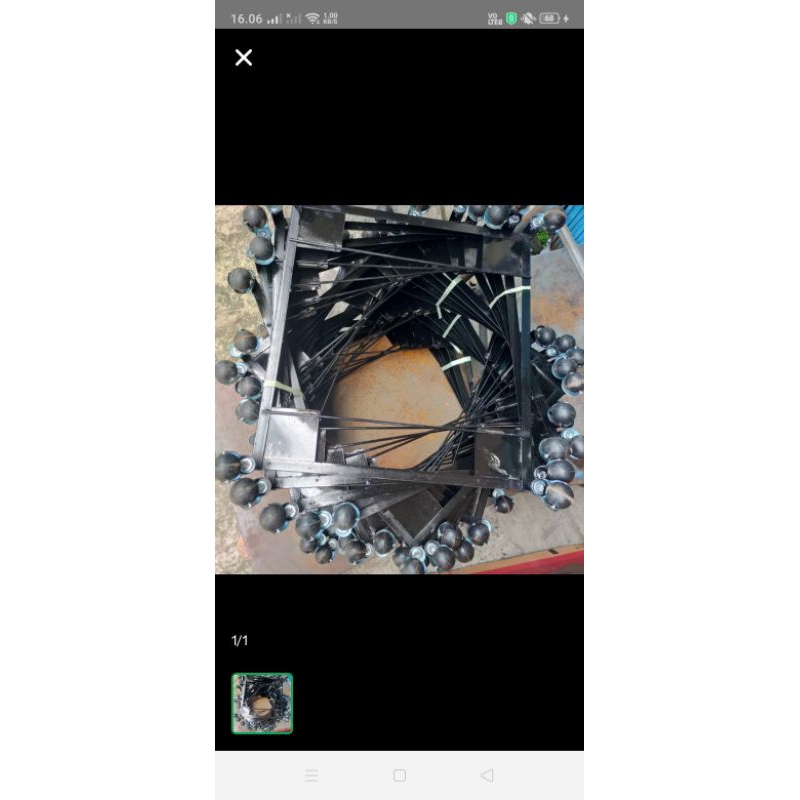 Kaki Kulkas 1 Pintu Roda Batu