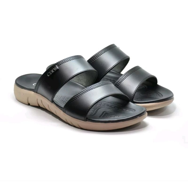 Carvil LUIS-02M  | Sandal Casual Pria Original Carvil Empuk Tidak Licin Keren Trendy Nyaman di Kaki