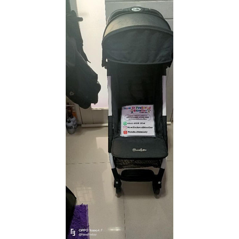 stroller Cocolatte iconic dark grey preloved