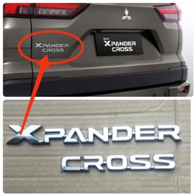 Emblem Mitsubishi xpander cross original