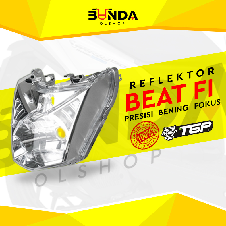 Reflektor Lampu Depan Beat Fi 2013 - 2015 Komplit Assy