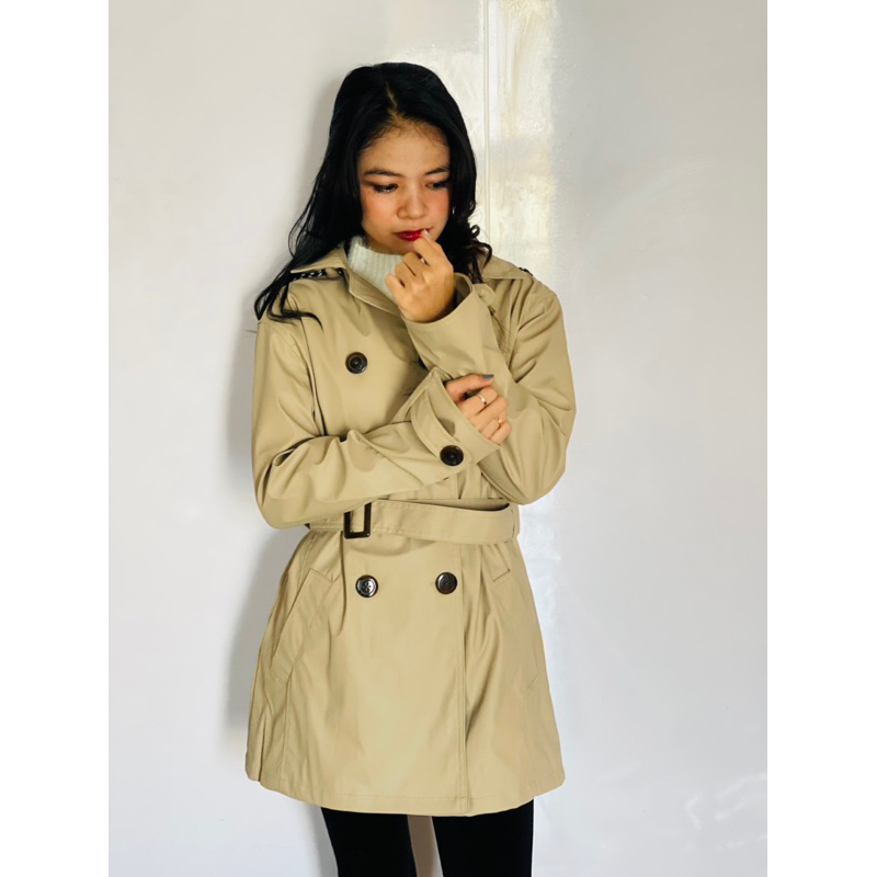 IMPORT MOLLAD COAT ZARA jaket mantel raincoat jas hujan waterproff anti air bahan premium trench jacket