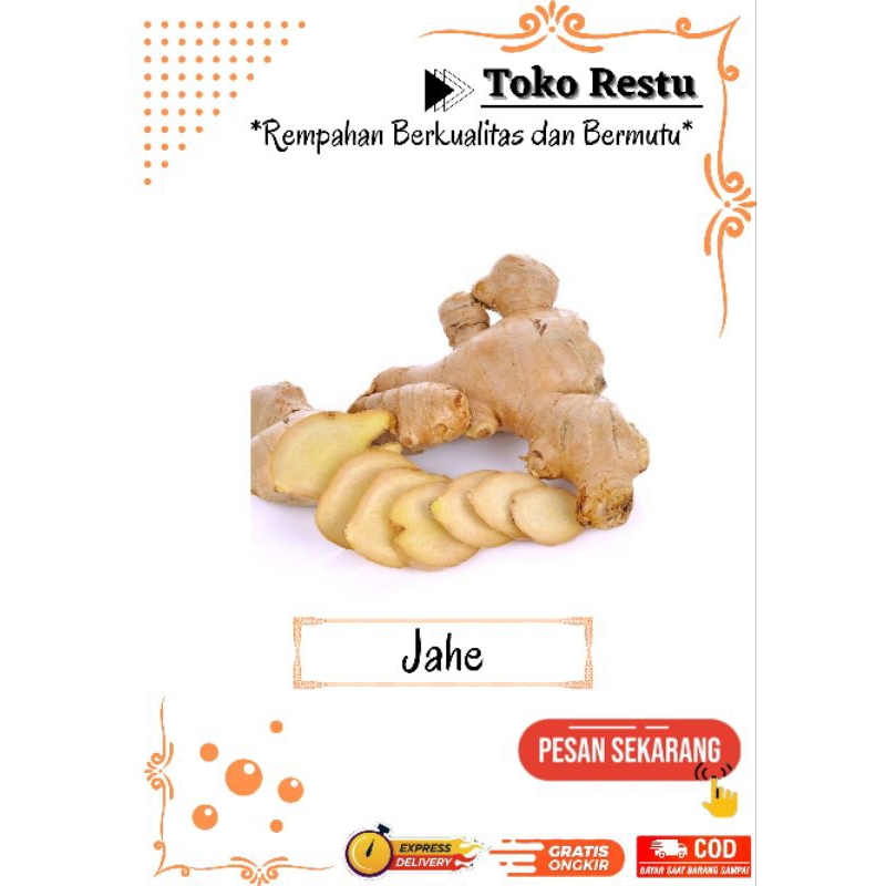 

Jahe by Toko Restu - Rempahan Berkualitas dan Bermutu