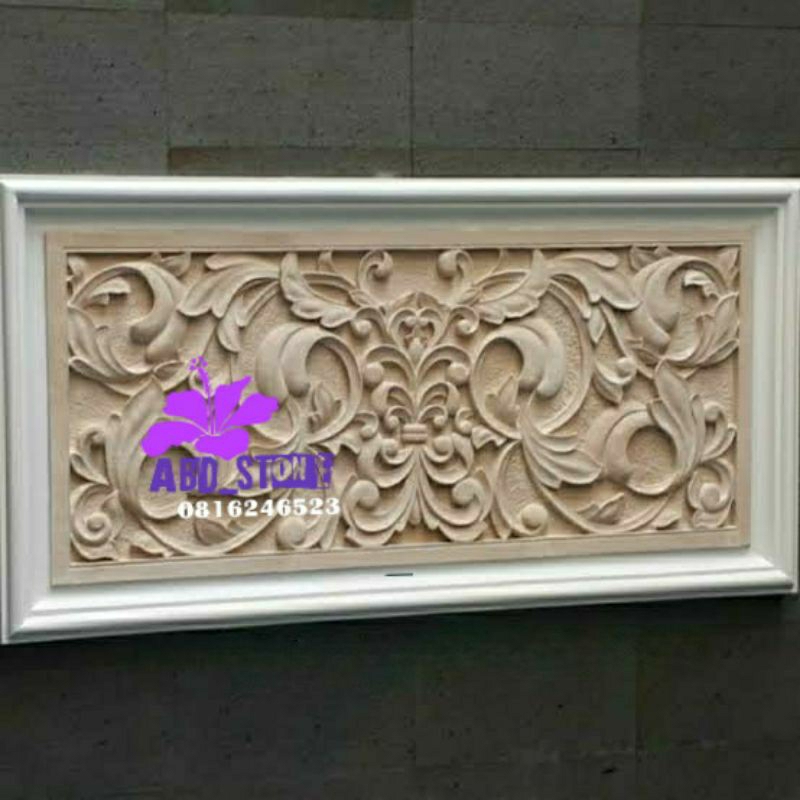 relief hiasan dinding pajangan rumah taman 100x200 custom