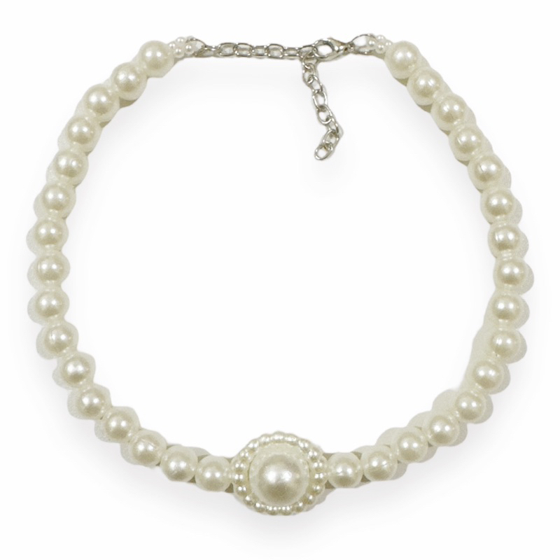 Amora Pearl Statement Necklace Kalung Mutiara