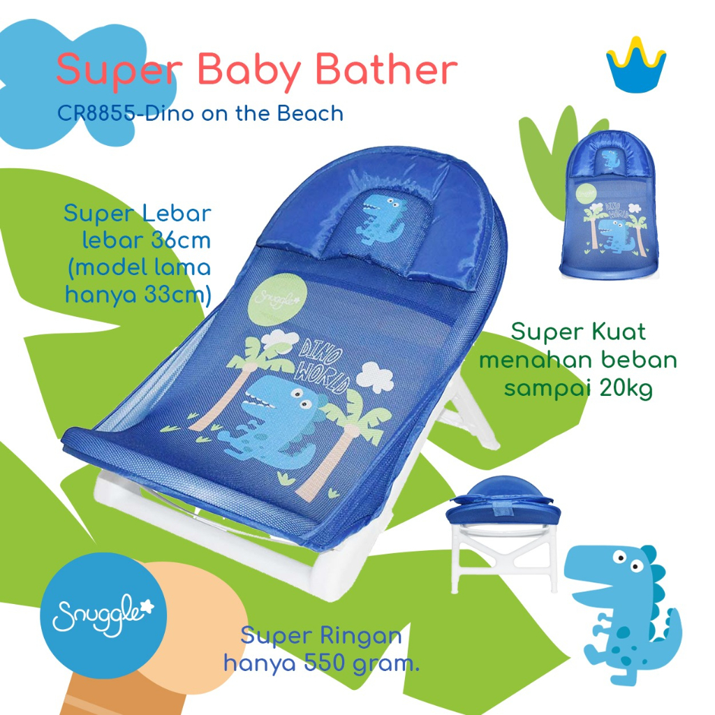 Crown Snuggle Baby Bather / Tempat Mandi Bayi / Kursi Mandi Bayi