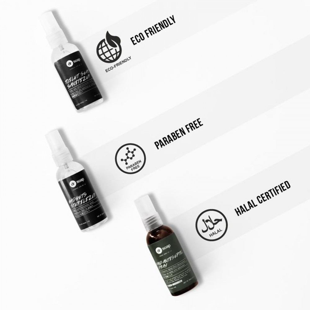 DrSoap Dr Soap Gadget Sterilizer Cairan Pembersih HP 60 ml Cannary Row