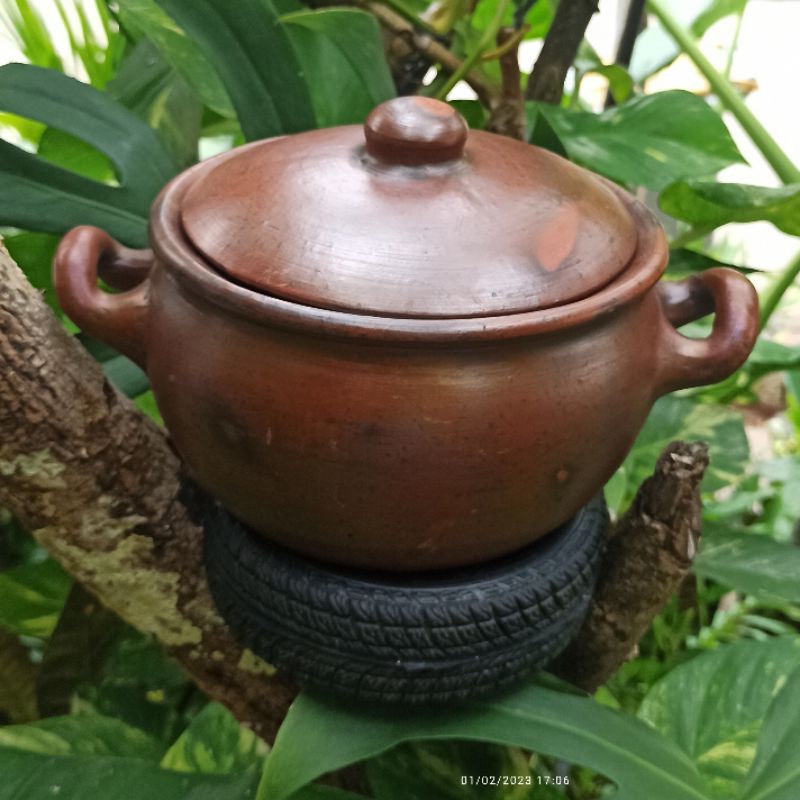 Panci Gerabah Tanah Liat 20 cm