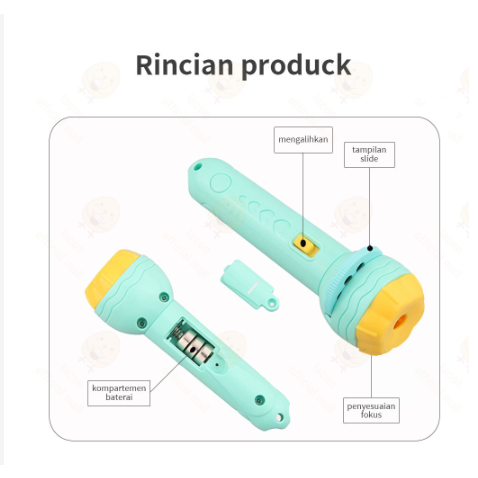 NR Mainan Senter Proyektor /Mainan edukasi anak proyektor