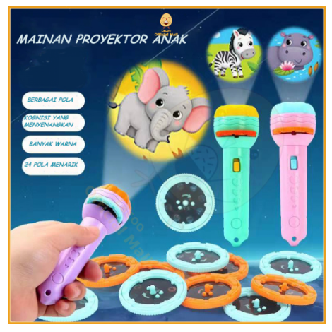 NR Mainan Senter Proyektor /Mainan edukasi anak proyektor