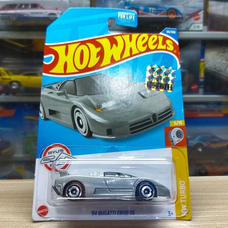 HOT WHEELS 94 BUGATTI EB110 SS GRAY - FS 2022