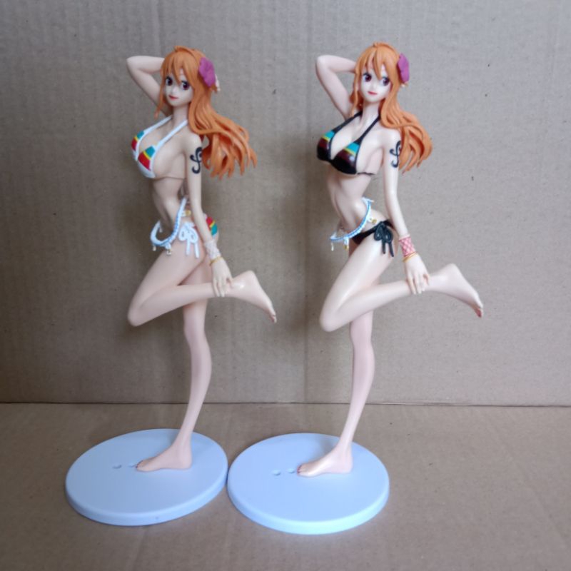 Mainan Action Figure One Piece Gelitter Glamours walk Style Nami