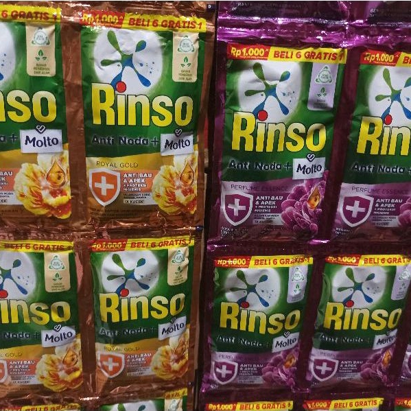 RINSO MOLTO CAIR 1000 RENTENG 38ML ISI 21 SACHET