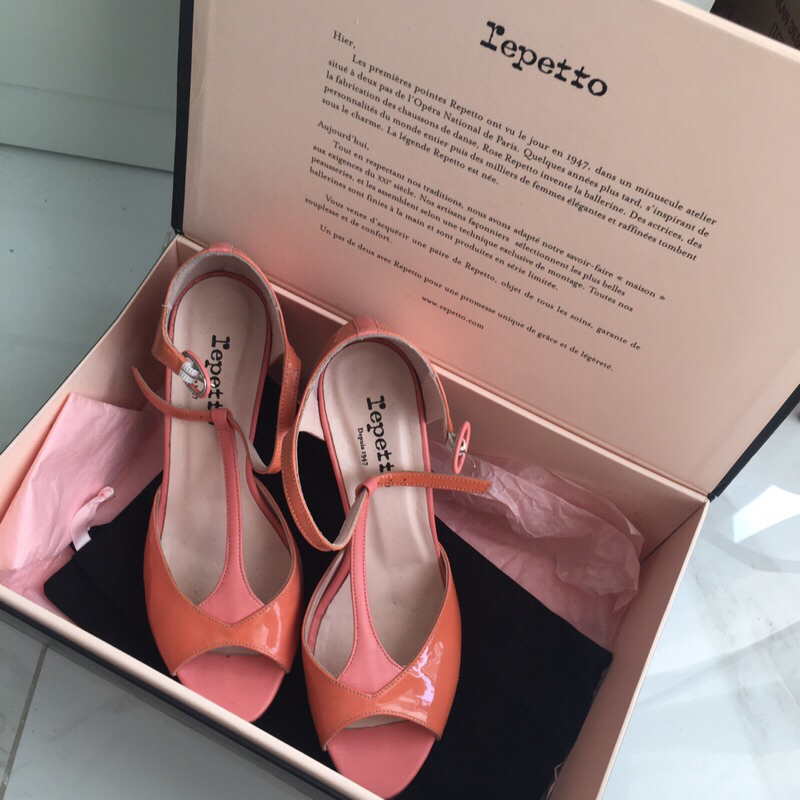 BNIB Repetto Bunny Shoes Lychee Rose