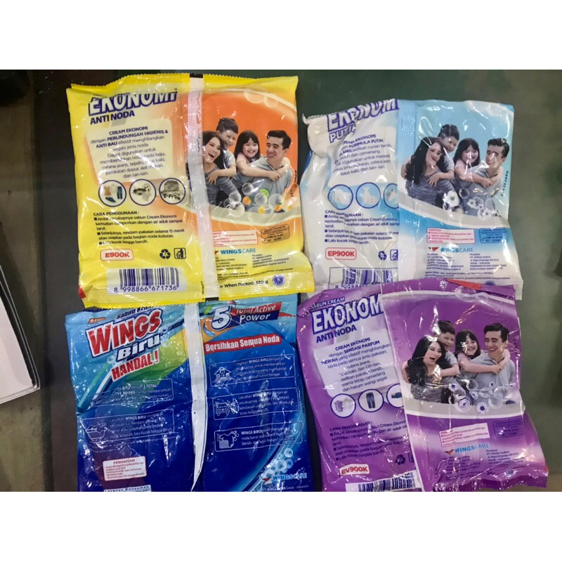 5000 Sabun Krim Cream Detergent Ekonomi Wings 380 Gr