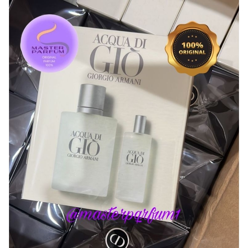Giorgio Armani acqua di gio set travel. ORIGINAL 100%