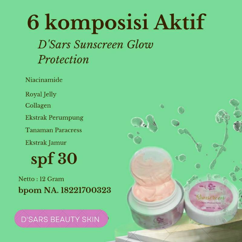 D'sars Beauty Skin Suncreen Glow Protection