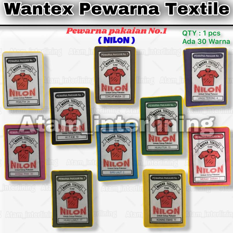 Wantex Cap NILON | Wantex Pewarna Pakaian | Wantex Pewarna Textile | Wantex Pewarna Kain | Pewarna