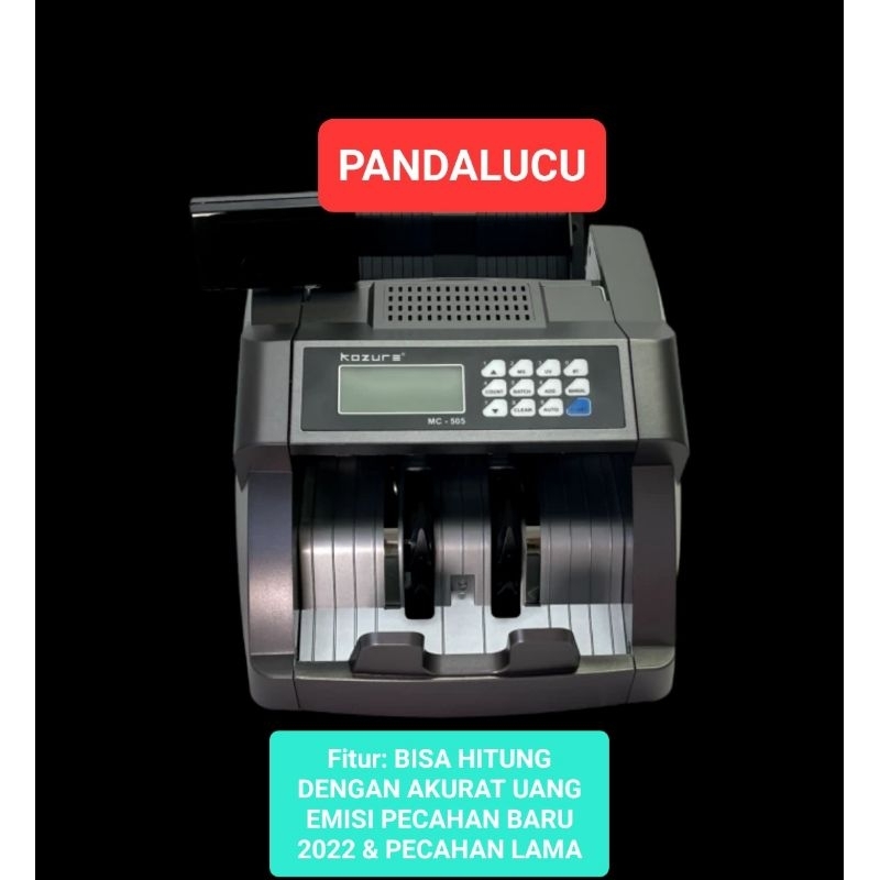 Mesin Hitung Uang KOZURE MC-505 - Money / Bill Counter Penghitung Uang