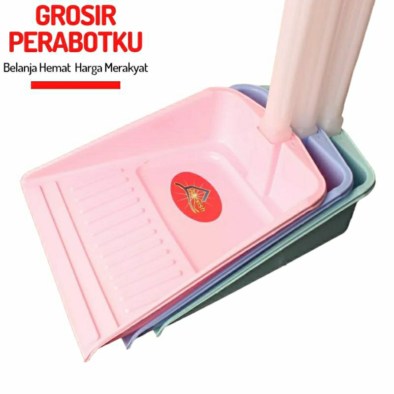 Serokan Pengki Sampah Plastik Warna Pastel Dust Pan Sekop Sampah Murah Premium Quality