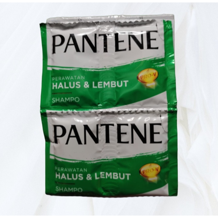 Pantene Shampo Sachet Halus & Lembut 10ml (1 Renceng isi 12 Sachet)