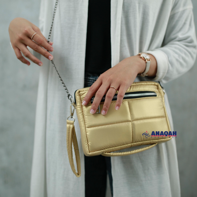 Dompet Wanita Hand Bag Puffy Tas Selempang Wanita Puffy Bag Handel Bag