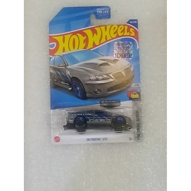 Hotwheels Pontiac GTO ZAMAC Factory Sealed