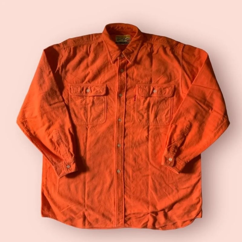 kemeja flanel/ kemeja BURBON/ kemeja second/ jaket second