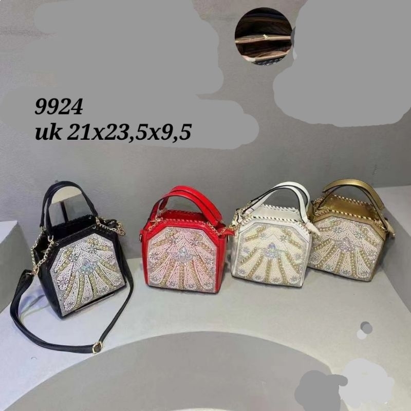 Tas pesta wanita import uk 21x23,5x9,5