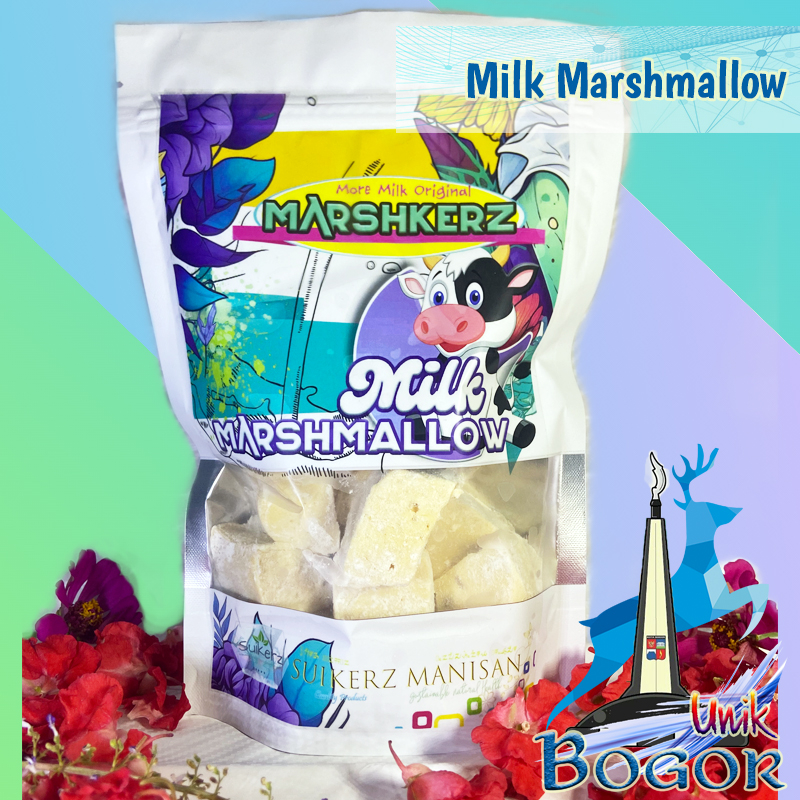 

Marshmallow Susu Halal Marshkerz Milk Marshmallow 300g