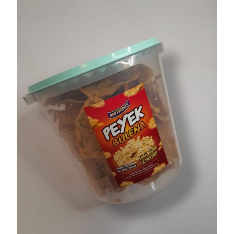 

( ISI TOPLES 5 LITER ) PEYEK KACANG REMPEYEK GURIH RENYAH MAKANAN RINGAN