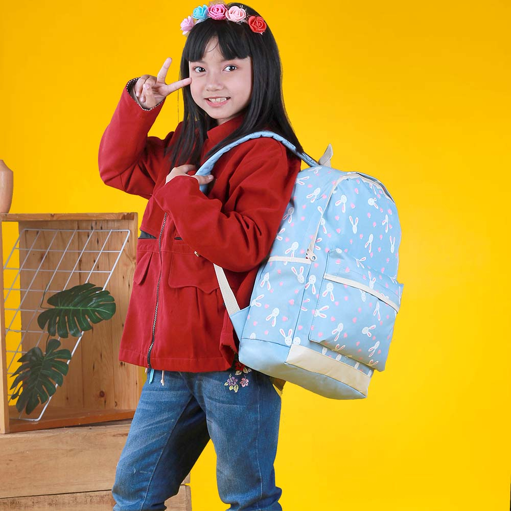 Tas Ransel Anak Perempuan 4in1 Kelinci 302