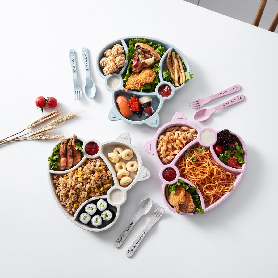 PIRING MAKAN BAYI / BABY PLATE BENTUK KUCING 6179