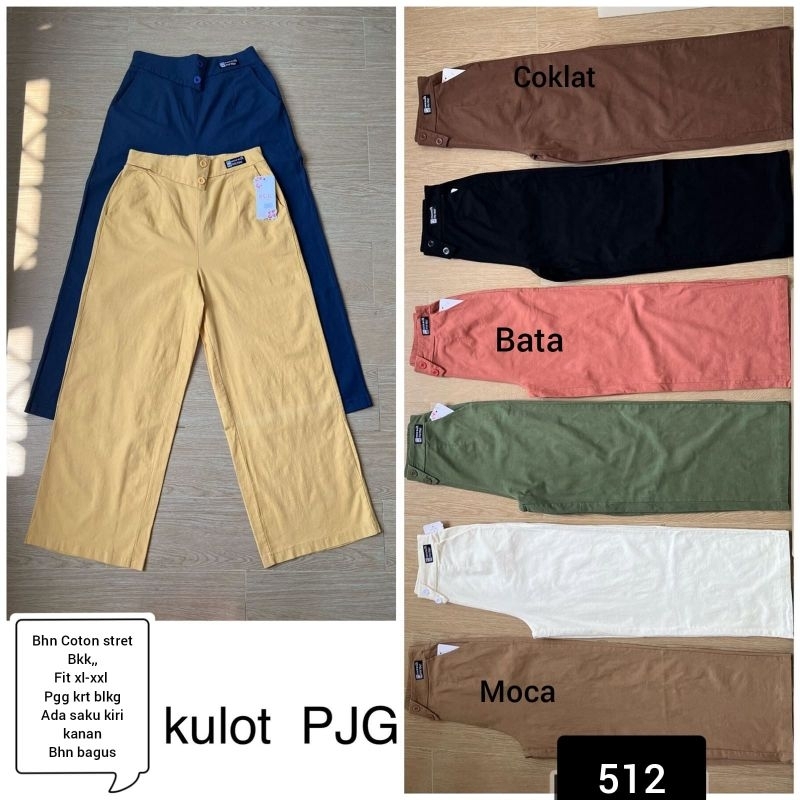 512 celana katun stret