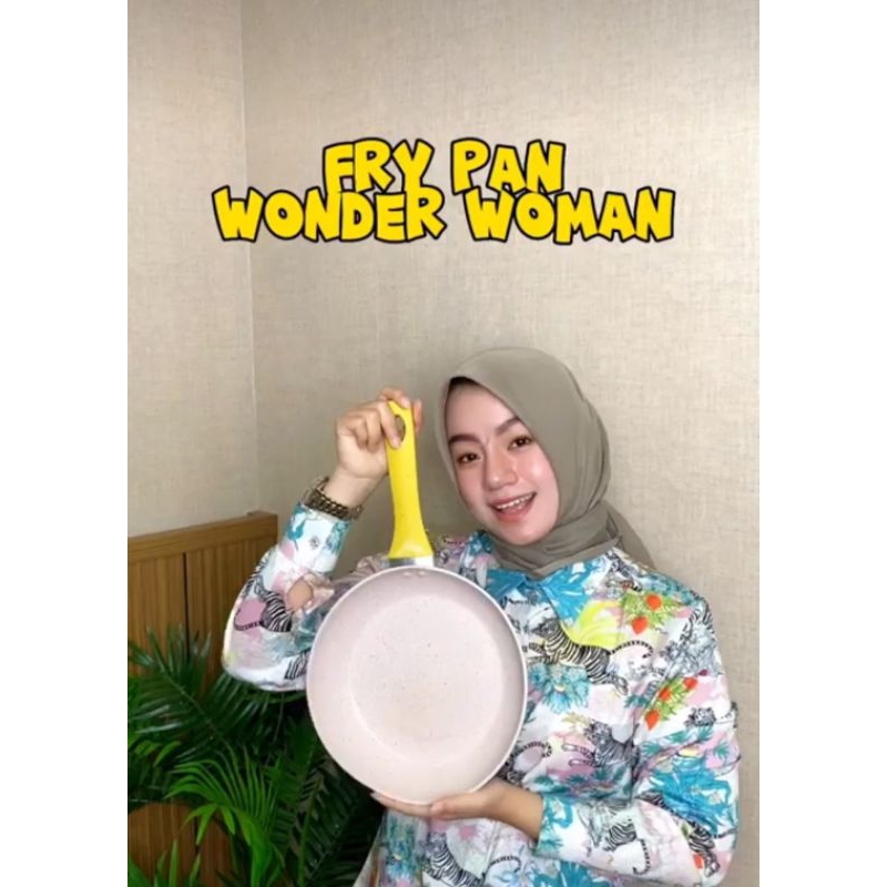 BOLDe Penggorengan / Super pan Wonder Woman Fry Pan 24 cm Yellow Original BOLDe