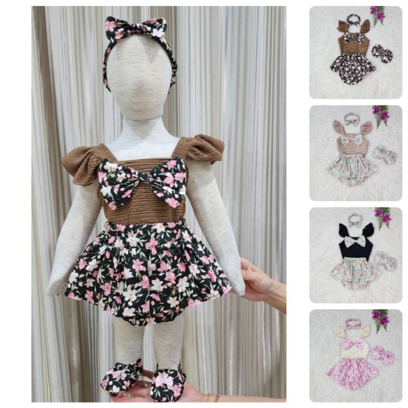 Set Rok Jumper Pita *flower* babygirl