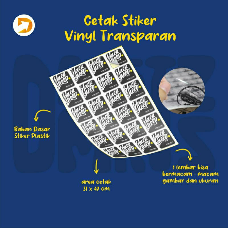 

CETAK STIKER A3+ TANPA MINIM ORDER ( + CUTTING )