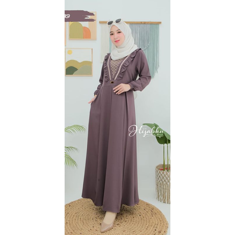 Sella Dress Tifanny Premium Original By Hijabku Muslim Wear