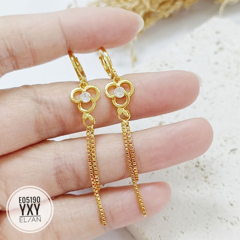 Anting yaxiya jurai warna 24k E05190