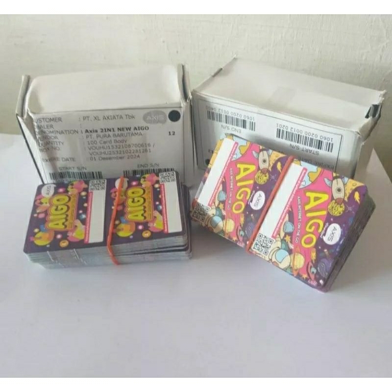 Vouvher Axis 2,5GB BB / 3GB BOY 5Hari