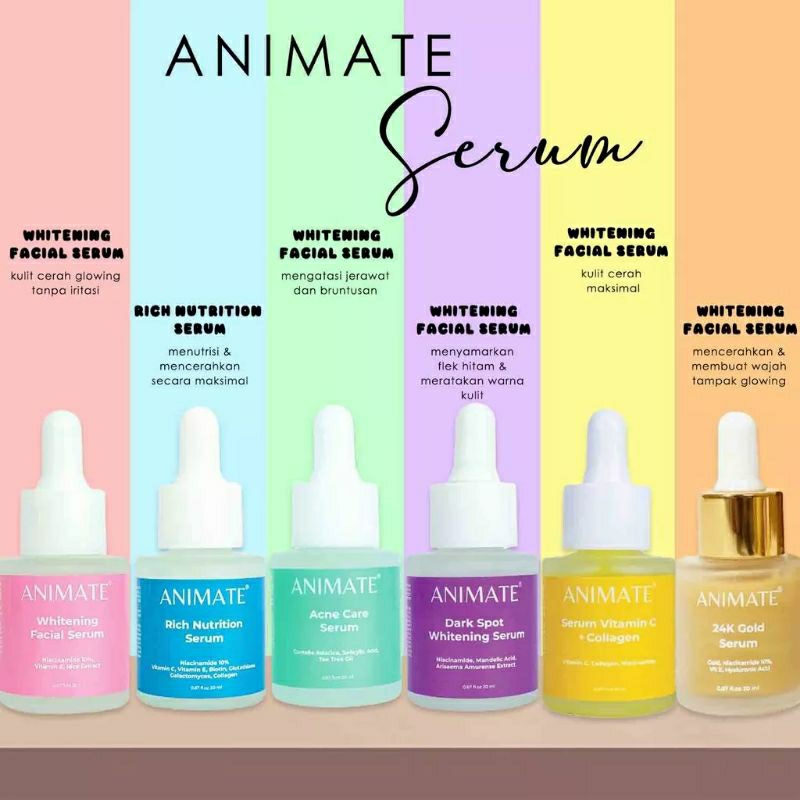 ANIMATE Skincare Serum Series