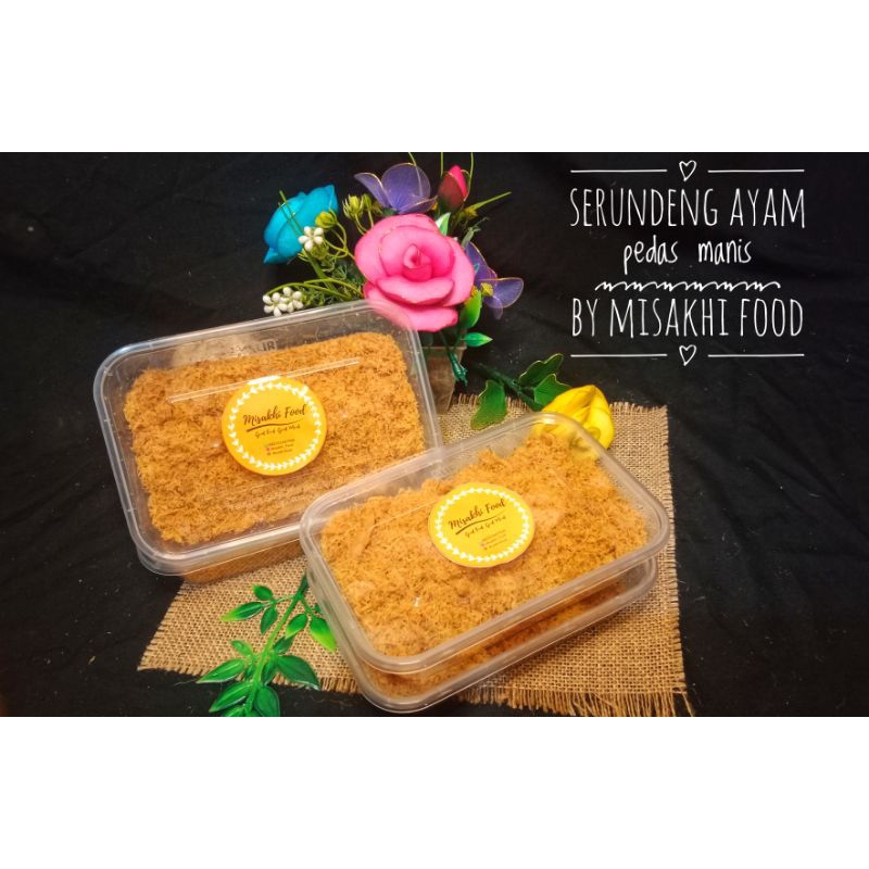 

serundeng ayam pedas manis (murah enak)
