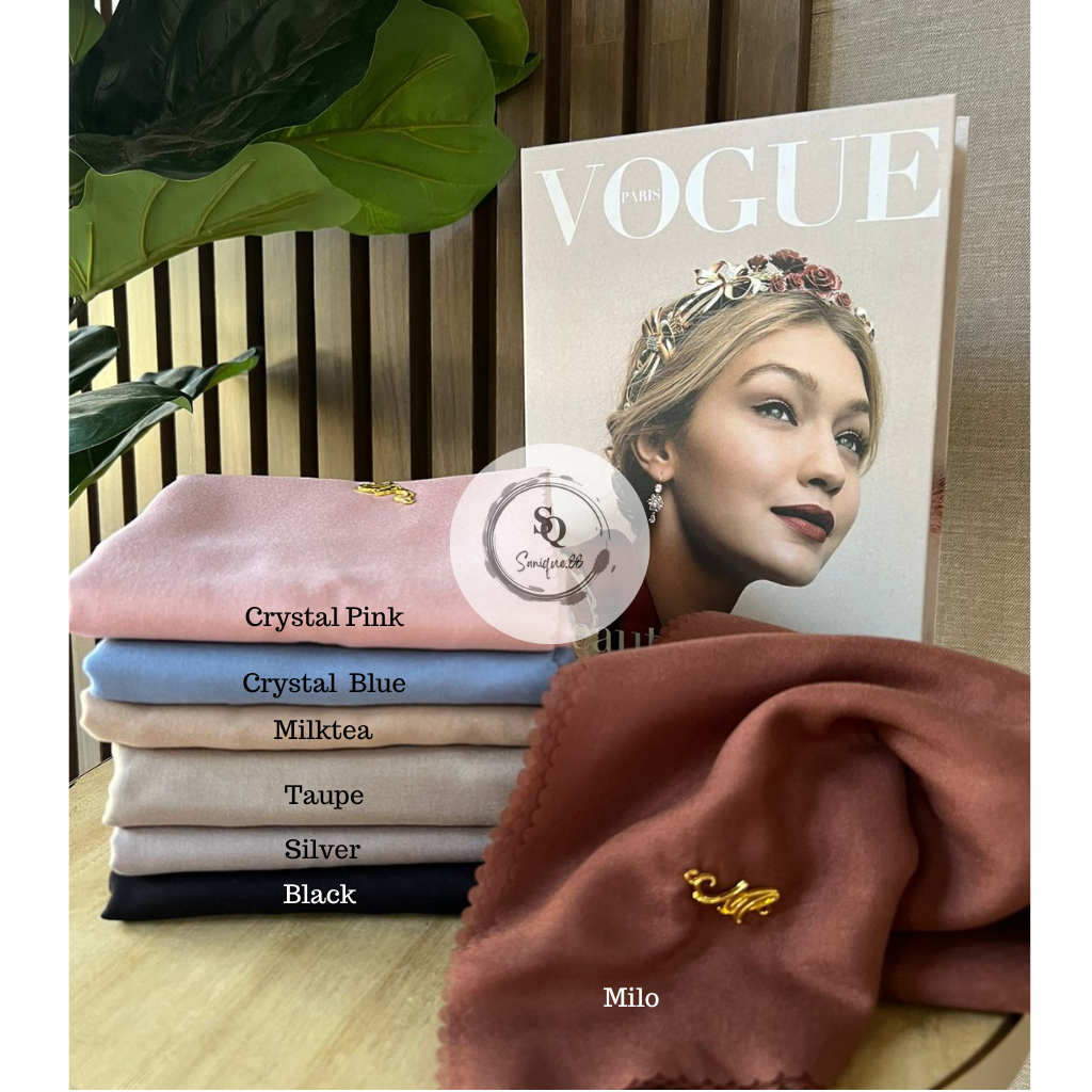 Kerudung Voal/ Voal Polosan/ Polosan Laser Cut / Kerudung Segi Empat / Voal My Lady