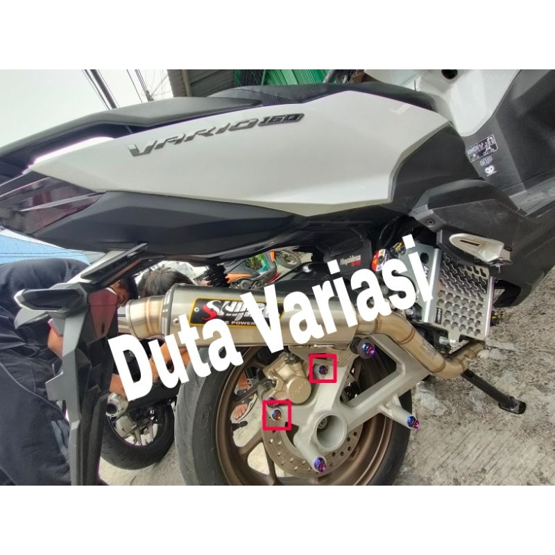 NACOM DV BAUT BREKET KE CALIPER BELAKANG  PCX / VARIO 160