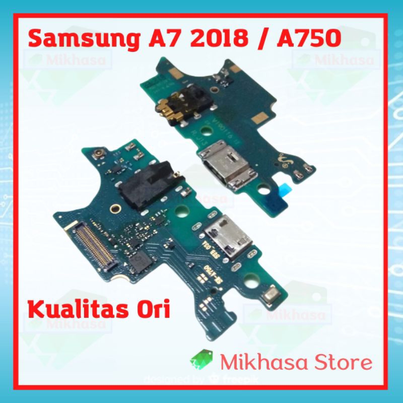 Konektor / Papan Flexible Charger / Casan Samsung A7 2018 / A750 PAPAN CHARGER SAMSUNG A7 2018 / A75