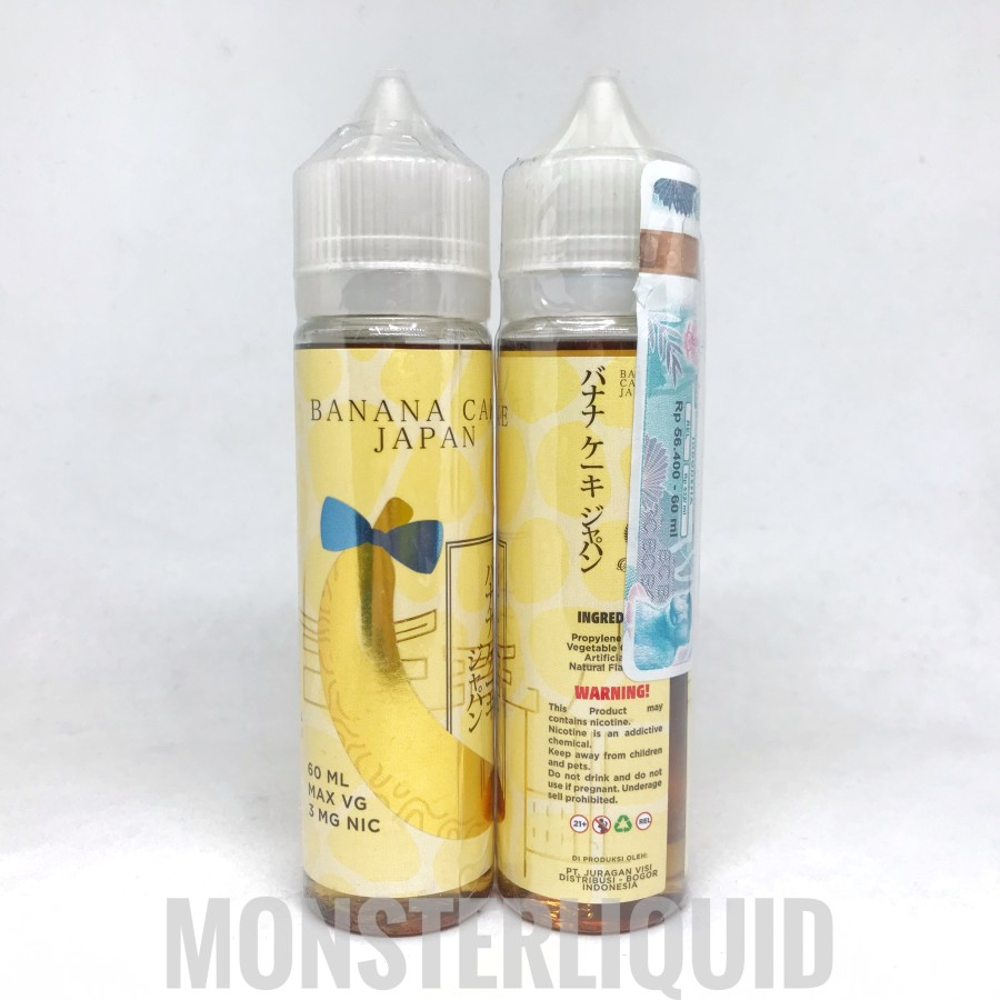 SALT BANANA CAKE JAPAN BY PLATINUM VAPE 30MG 30ML
