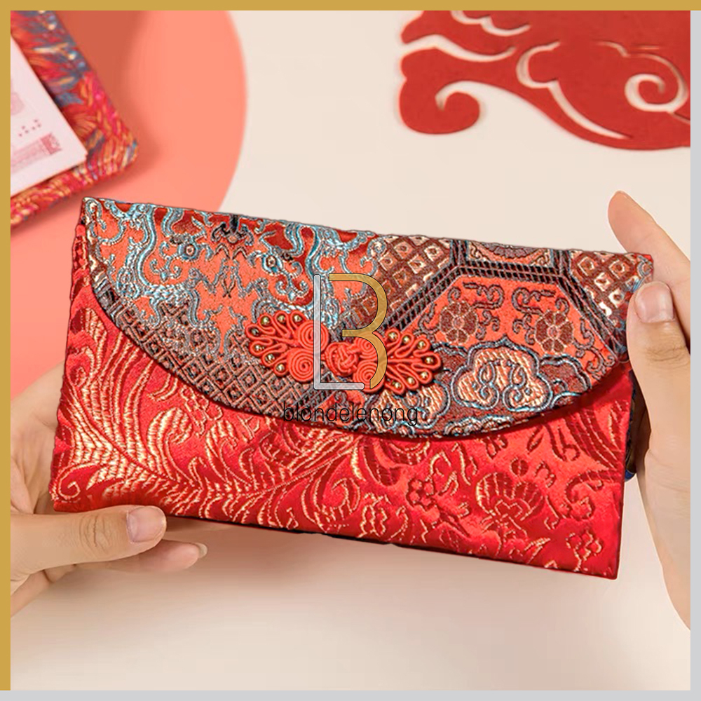 Amplop Dompet Angpao Angpau Ampao Ampau Hongbao Kain Kertas Merah Emas Sangjit Shuang Xi Perlengkapan Pesta Kondangan Nikah Pernikahan Kawin Happy Wedding Married Netral Imlek Sincia Cina New Year Panjang Tebal Besar Jumbo Lucu Unik Murah 2023 2024 Murah