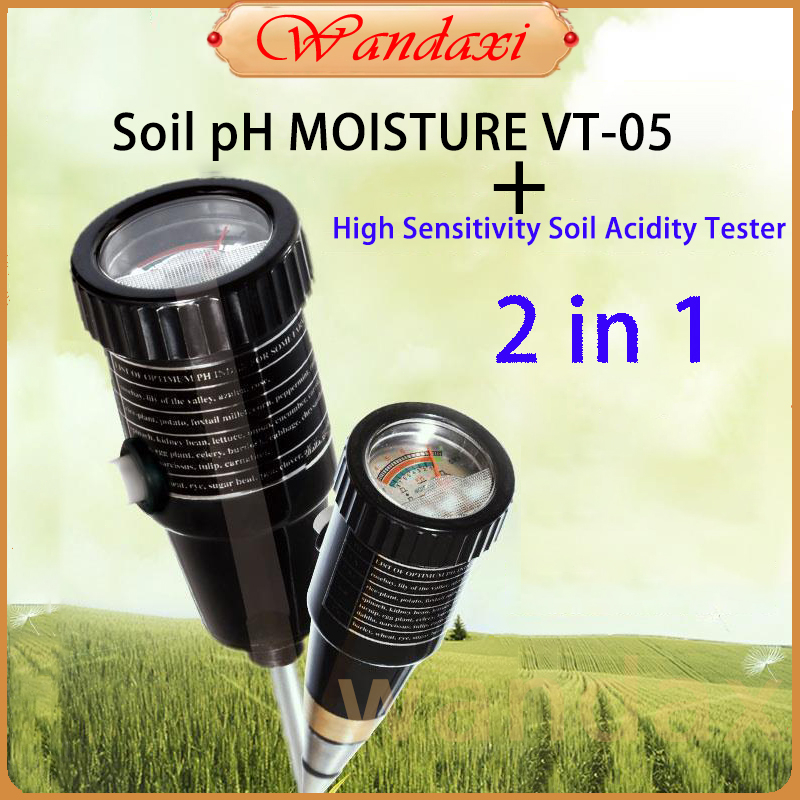 ⭐BERGARANS！100% original⭐BISA COD/Ready Stok！NEW！ Alat Penggukur Tanah 2 in 1 Soil pH Moisture Meter