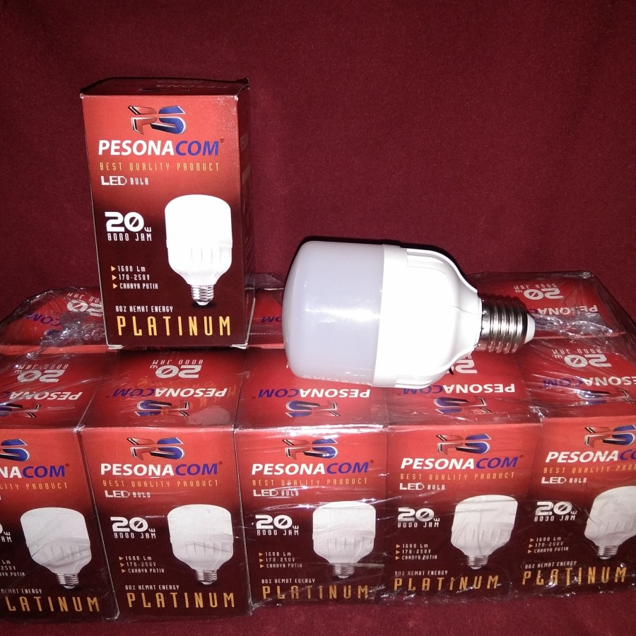 Bohlam Bola Lampu Led 20W 20 Watt Pesona Super Terang Led Kapsul