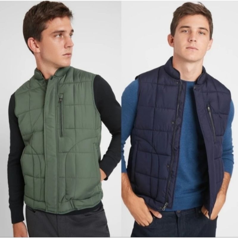 Rompi Banana Republic Water Resistant Quilted Puffer Vest Original